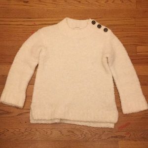 crewcuts white furry sweater